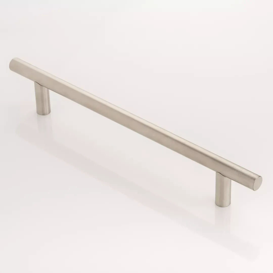 Eclat Door Pull (DP1063) in Satin Stainless Steel - SSS on a white background.