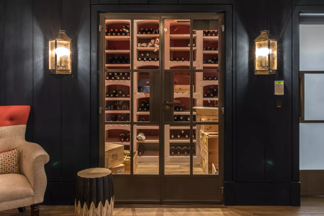 Beaverbrook - Wine Storage with Rathbone Lever (LV1113) in Mid Antique Brass Waxed - MABW