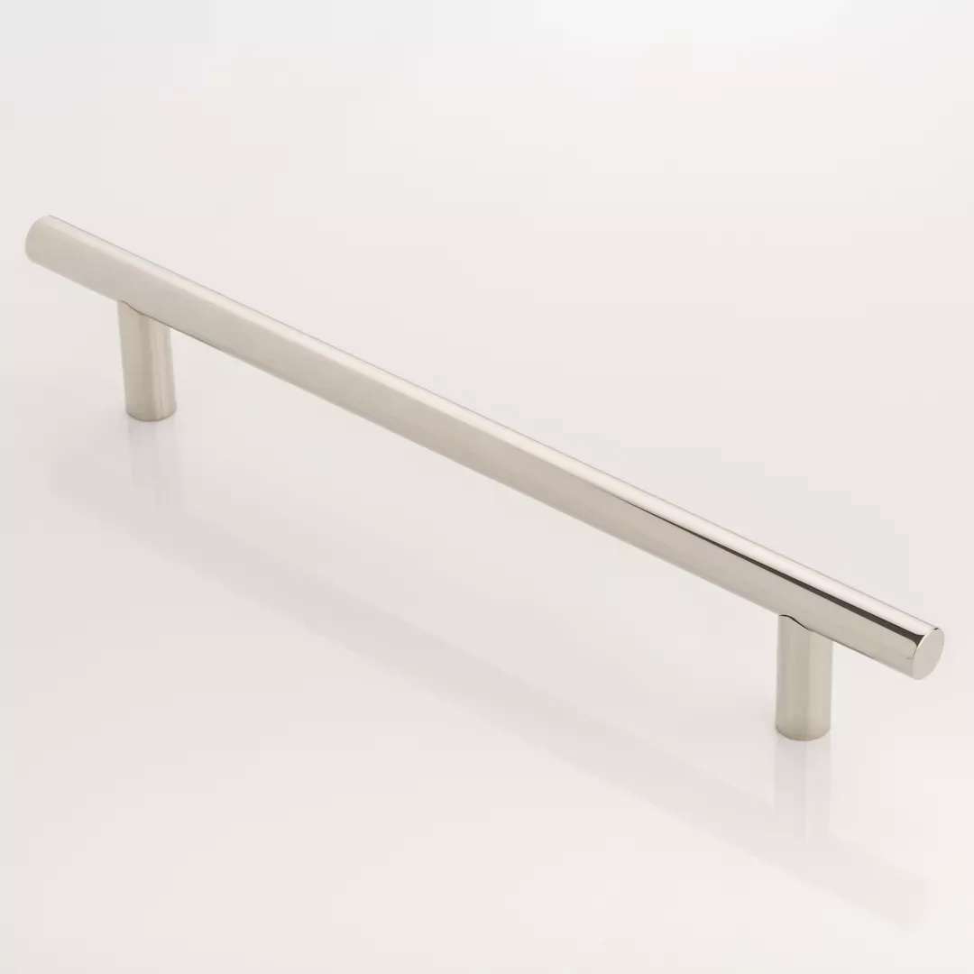 Eclat Door Pull (DP1063) in Polished Stainless Steel - PSS on a white background.
